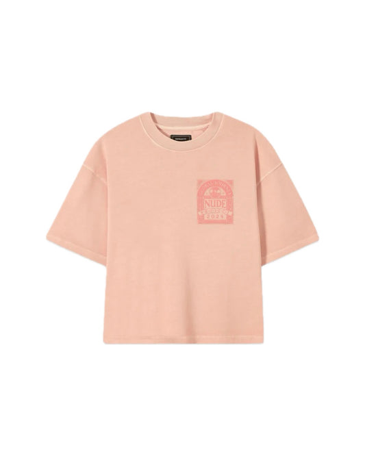 JOURNEY BOXY TEE PEACH